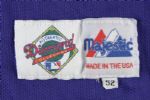 1998 Butch Huskey New York Mets Signed Game Worn Batting Practice Jersey (MEARS LOA)