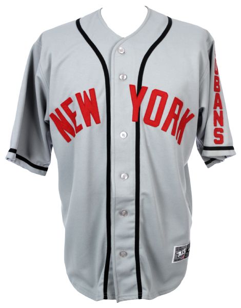 2004 Gerald Williams New York Cubans Signed Game Worn Negro League Tribute Jersey (MEARS LOA/JSA)