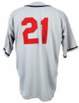 2004 Gerald Williams New York Cubans Signed Game Worn Negro League Tribute Jersey (MEARS LOA/JSA)