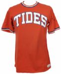 1981-86 Ron Gardenhire Tidewater Tides Signed Game Worn Jersey (MEARS LOA/JSA)