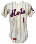 1977 Bobby Valentine New York Mets Game Worn Home Jersey (MEARS LOA)