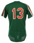 1991 Rick Cerone New York Mets Signed Game Worn St. Patrick's Day Jersey (MEARS LOA)