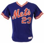 1986 Bud Harrelson New York Mets Signed Game Worn Batting Practice Jersey (MEARS LOA/JSA)