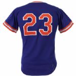 1986 Bud Harrelson New York Mets Signed Game Worn Batting Practice Jersey (MEARS LOA/JSA)