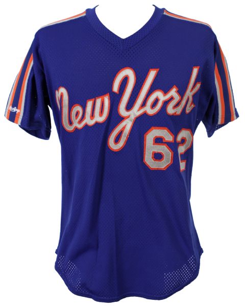 1987 Keith Miller New York Mets Spring Training Game Worn Batting Practice Jersey (MEARS LOA) 