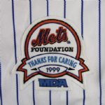 1999 Todd Pratt New York Mets Signed Game Worn Home Jersey (MEARS LOA)