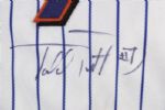 1999 Todd Pratt New York Mets Signed Game Worn Home Jersey (MEARS LOA)