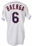 1997 Carlos Baerga New York Mets Team Signed Game Worn Home Jersey w/ 35+ Signatures  