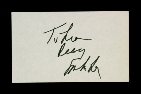 1990s Spike Lee Signed 3" x 5" Index Card (JSA)