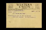 1938 Congratulatory Western Union Telegram Sent to Chicago Cubs Pitcher Charlie Root 