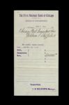 1918 National League Champion Chicago Cubs Receipt - First Championship at Wrigley Field