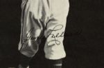 1939 Gene Lillard Chicago Cubs Signed 6 x 9 Photo Card (JSA)