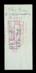 1966 Harry Caray St. Louis Cardinals/Chicago Cubs Broadcaster Signed Check (JSA)