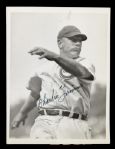 1944-49 Charlie Grimm Chicago Cubs Signed 6" x 8" Original Photo (JSA)