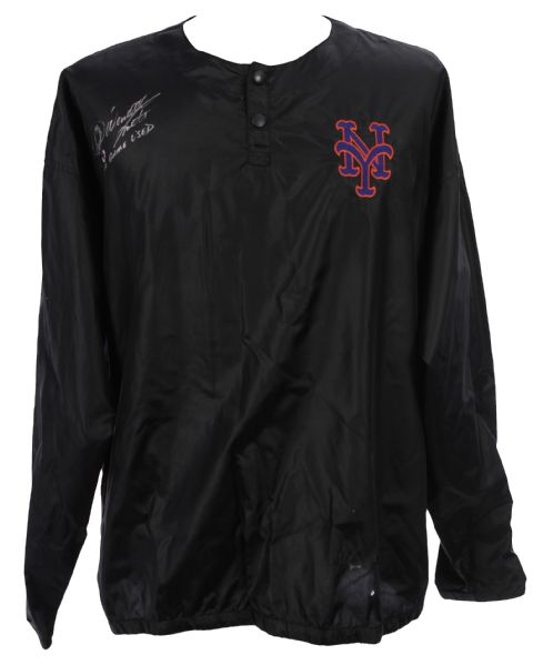 2000 Turk Wendell New York Mets Signed Game Worn Windbreaker (MEARS LOA)