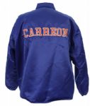 1990-91 Mark Carreon New York Mets Signed Game Worn Warm Up Jacket (MEARS LOA)