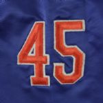 1990-91 Mark Carreon New York Mets Signed Game Worn Warm Up Jacket (MEARS LOA)