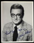 1980s Steve Allen Original Tonight Show Host Signed 8" x 10" Photo (JSA)