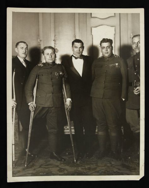 1920s Jack Dempsey Heavyweight Champion Original 8" x 10" Photos - Lot of 2
