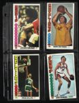 1976-77 Topps Baseketball Cards Complete Set (144) w/ Julius Erving, Pete Maravich, Kareem Abdul Jabbar & More