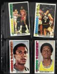 1976-77 Topps Baseketball Cards Complete Set (144) w/ Julius Erving, Pete Maravich, Kareem Abdul Jabbar & More
