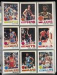 1978-79 Topps Basketball Card Complete Set (132) - Lot of 2 w/ Dr. J, Maravich, Kareem & More