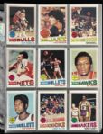 1978-79 Topps Basketball Card Complete Set (132) - Lot of 2 w/ Dr. J, Maravich, Kareem & More