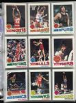 1978-79 Topps Basketball Card Complete Set (132) - Lot of 2 w/ Dr. J, Maravich, Kareem & More