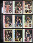 1978-79 Topps Basketball Card Complete Set (132) w/ Dr. J, Maravich, Kareem & More
