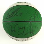 1994-96 Boston Celtics Team Signed Ball w/ 18 Signatures Including Eric Montross, David Wesley, Eric Williams  & More (MEARS LOA)
