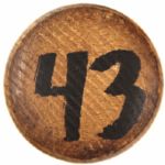 1998 John Hudek New York Mets Signed Louisville Slugger Professional Model Game Used Bat (MEARS LOA/JSA)
