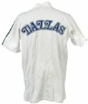 1988-89 Dallas Mavericks Game Worn Shooting Shirt & Tear Away Pants (MEARS LOA) 