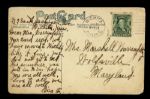 1907 Wichita Kansas Baseball Grounds 3.5 x 5.5 Postcard
