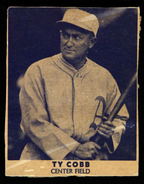 1927-28 Ty Cobb Philadelphia Athletics 3" x 4" Cutout