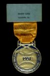 1951 Warren Keyes National Association of Professional Baseball Leagues Nameplate Ribbon