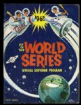 1965 Minnesota Twins Los Angeles Dodgers World Series Program Unscored