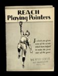 1930 Reach Playing Pointers Instructional Baseball Booklet
