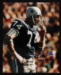1980s Bob Lilly Dallas Cowboys Signed 8" x 10" Photo (JSA)