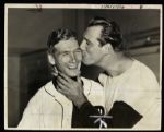 1946 Hank Greenberg Hal Newhouser Detroit Tigers Original 8" x 10" Photo