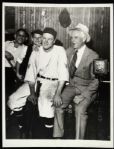 1933 Joe Cronin Clark Griffith Washington Senators Original 7" x 9" Photo