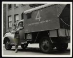 1941 Lou Gehrig Memorial Ambulance Original 7" x 9" Photo