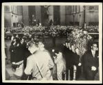 1948 Babe Ruths Casket Arrives at St. Patricks Cathedral Original 8" x 10" Photo