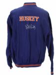 1995-98 Butch Huskey New York Mets Signed Game Worn Warm Up Jacket (MEARS LOA)