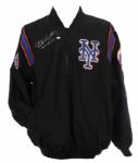 1999 Turk Wendell New York Mets Signed Game Worn Warm Up Jacket (MEARS LOA)