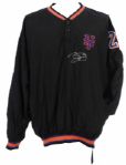 1993-2000 Bobby Jones New York Mets Signed Game Worn Warm Up Jacket (MEARS LOA)