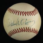 1970-86 Willie McCovey San Francisco Giants Single Signed ONL (Feeney) Baseball (JSA)