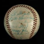 1960 Portland Beavers Team Signed Baseball w/ 18 Signatures 