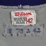 1973 Glenn Beckert Chicago Cubs Signed Game Worn Road Uniform (MEARS LOA/JSA)