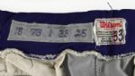 1973 Glenn Beckert Chicago Cubs Signed Game Worn Road Uniform (MEARS LOA/JSA)