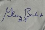 1973 Glenn Beckert Chicago Cubs Signed Game Worn Road Uniform (MEARS LOA/JSA)